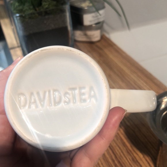 Davids Tea Mandala Nordic Mug Pink Red Paisley Pattern With infuser - Picture 7 of 9